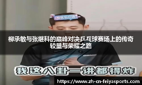 柳承敏与张继科的巅峰对决乒乓球赛场上的传奇较量与荣耀之路
